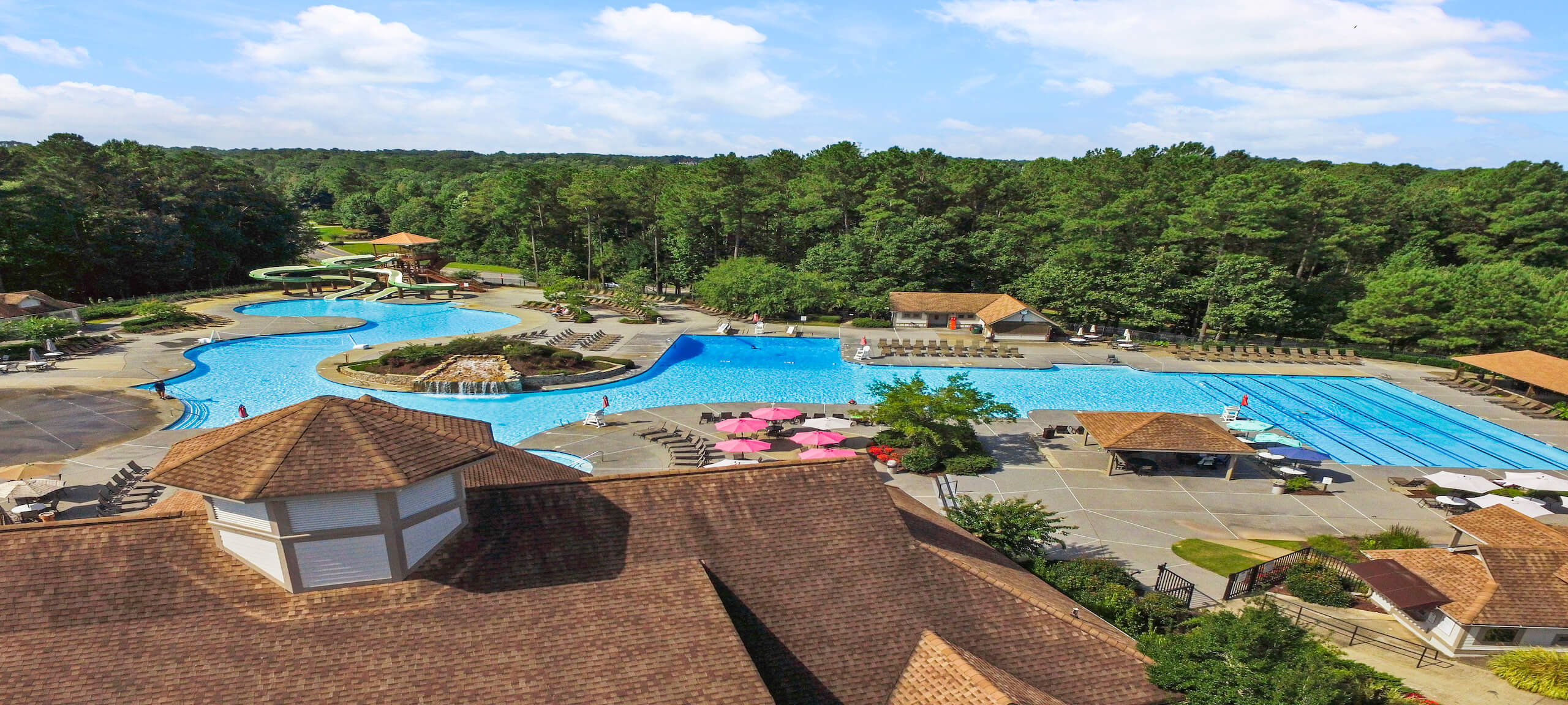 Milton, Georgia — aerial view of the community
